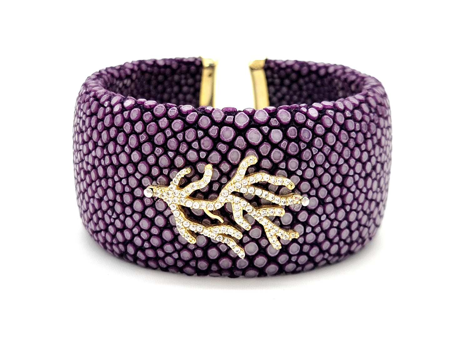 Purple Coral Stingray Bracelet