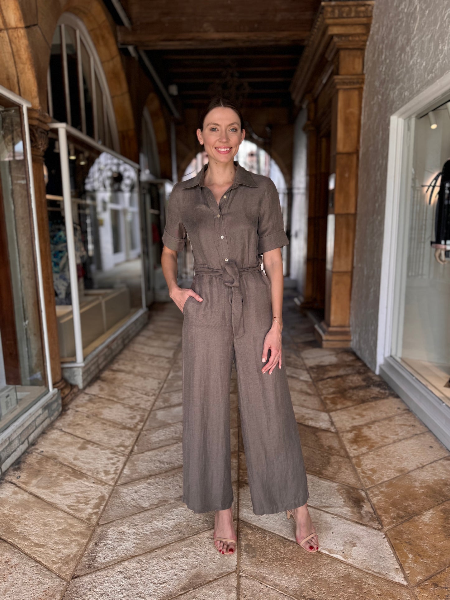 Stone Jumpsuit w/belt